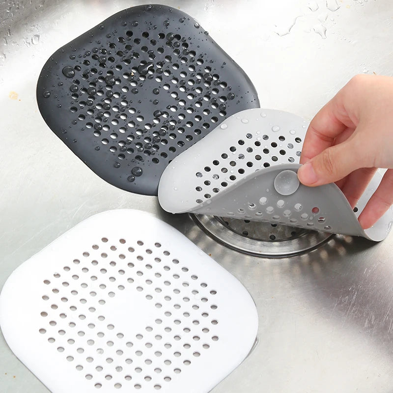 Silicone Shower Drain Hair Catcher Sink Strainer