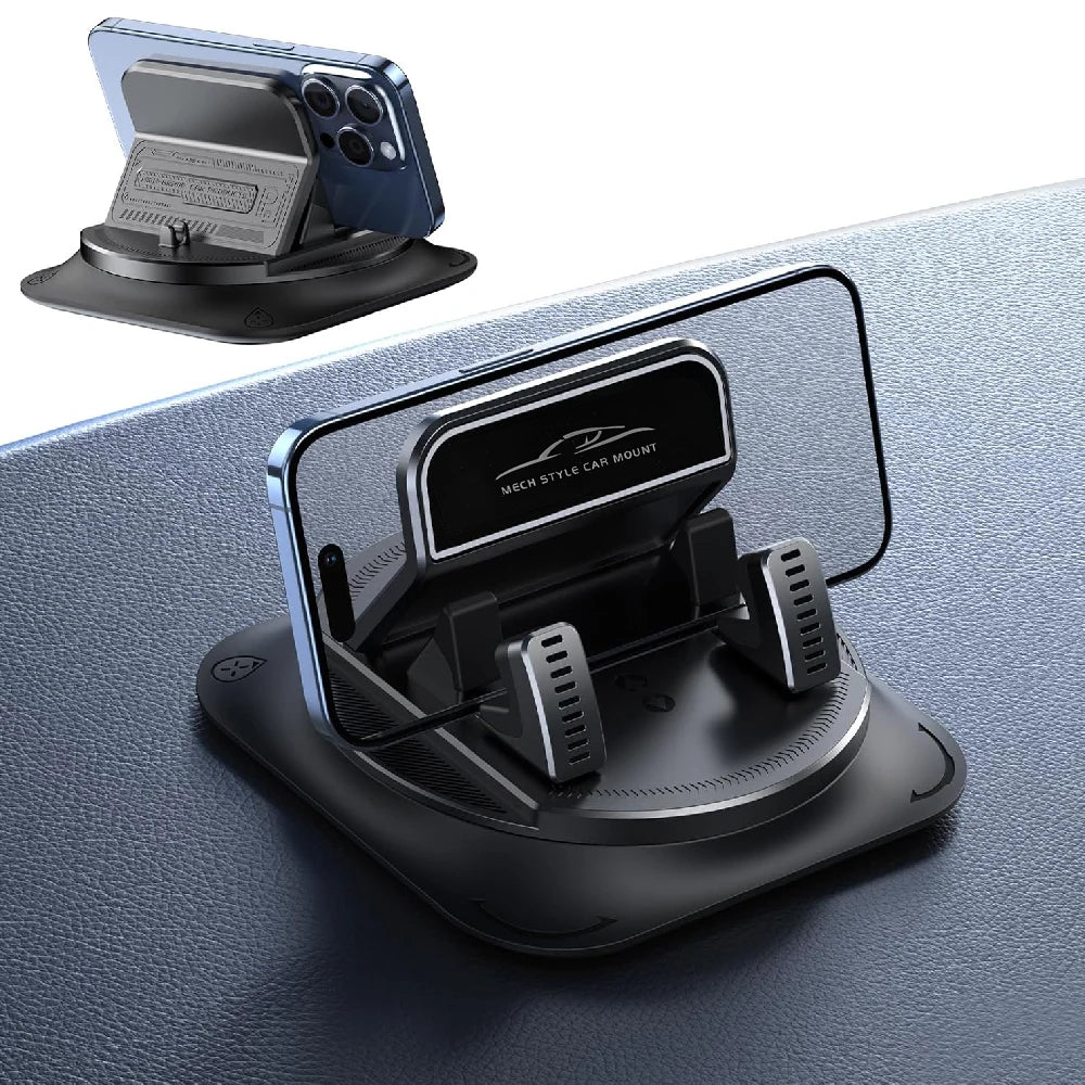 1Pcs Color Dashboard Car Phone Holder – 360° Rotating One-Hand Mount