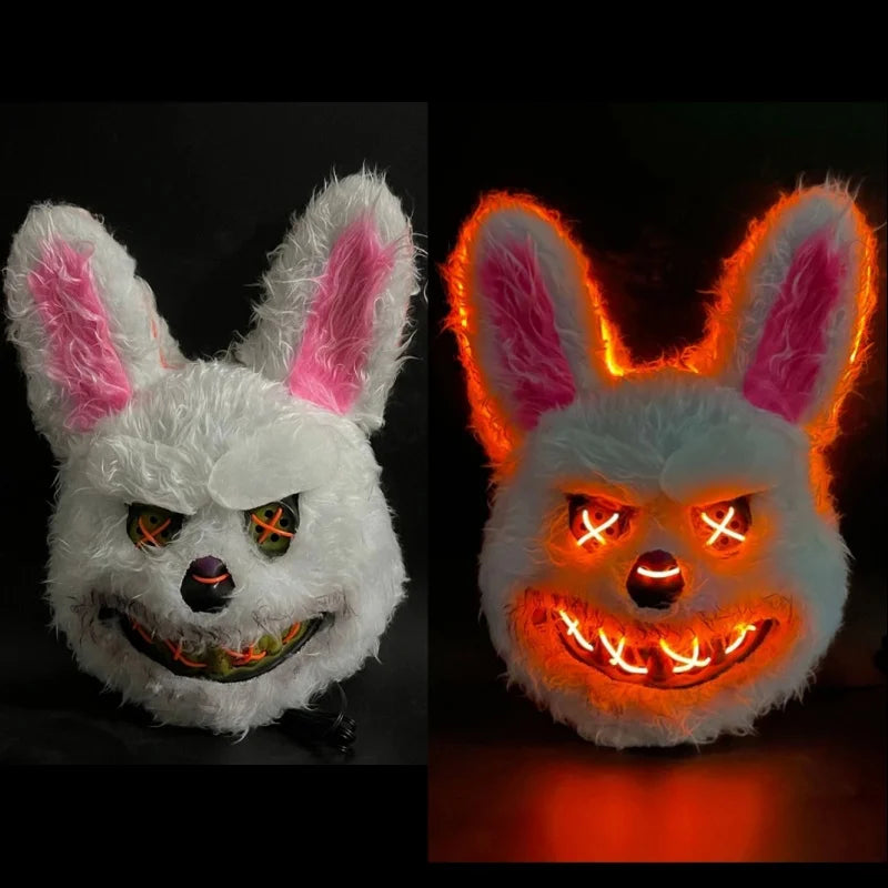 LED Halloween Animal Mask Full Head Cover Cosplay