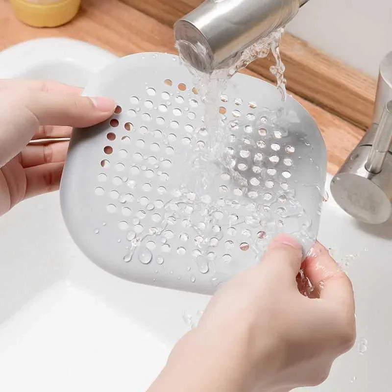 Silicone Shower Drain Hair Catcher Sink Strainer