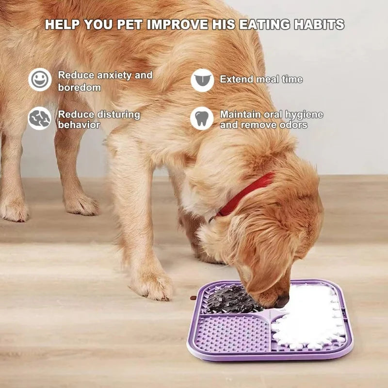 Pet Lick Mat Slow Feeder For Dogs And Cats – Anti-Choking