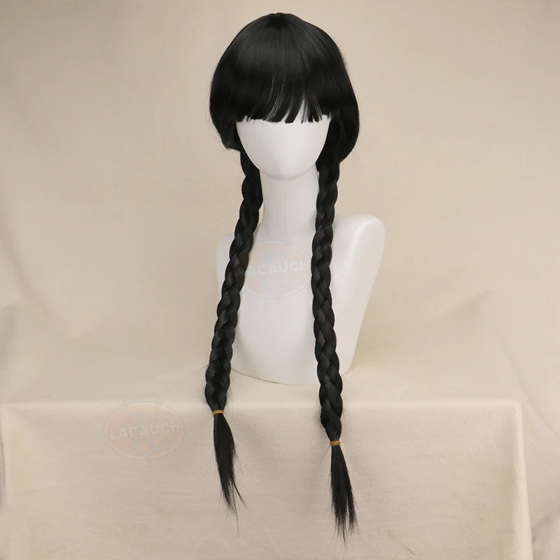 Gothic Black Wednesday Style Cosplay Dress Costume