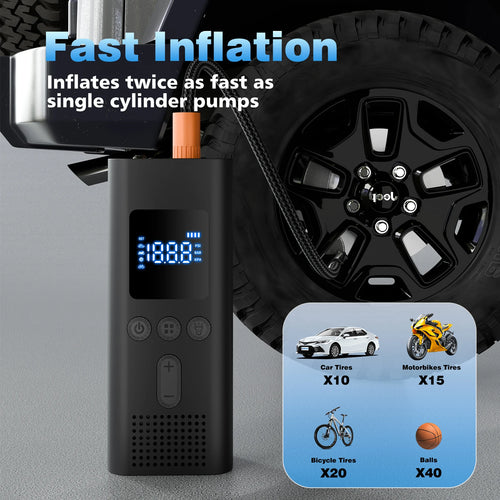 Cordless Digital Tire Inflator Air Pump 150 PSI
