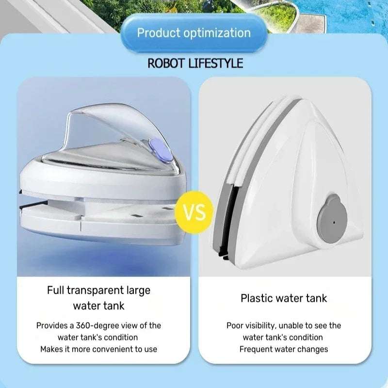 Magnetic Double-Sided Window Cleaner – Adjustable Glass Wiper
