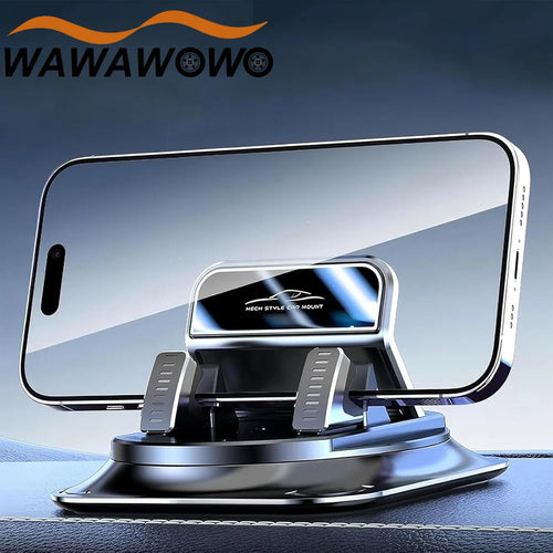 Dashboard Car Phone Holder – 360° Rotating One-Hand Mount