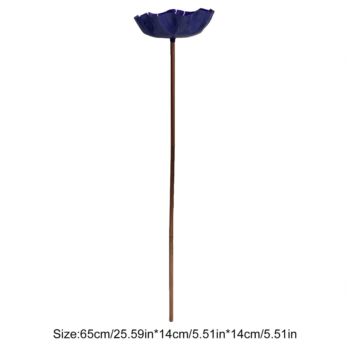 B Color Metal Flower Bird Bath Stake – Pollinator Water Feeder