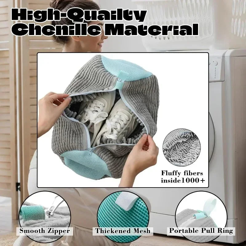 Shoe Laundry Bag for Washing Machines – Protective Mesh Design