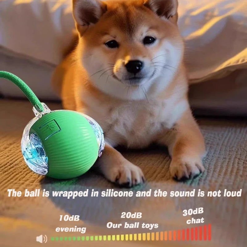 Automatic Interactive Dog Ball Toy – Rechargeable Smart Play