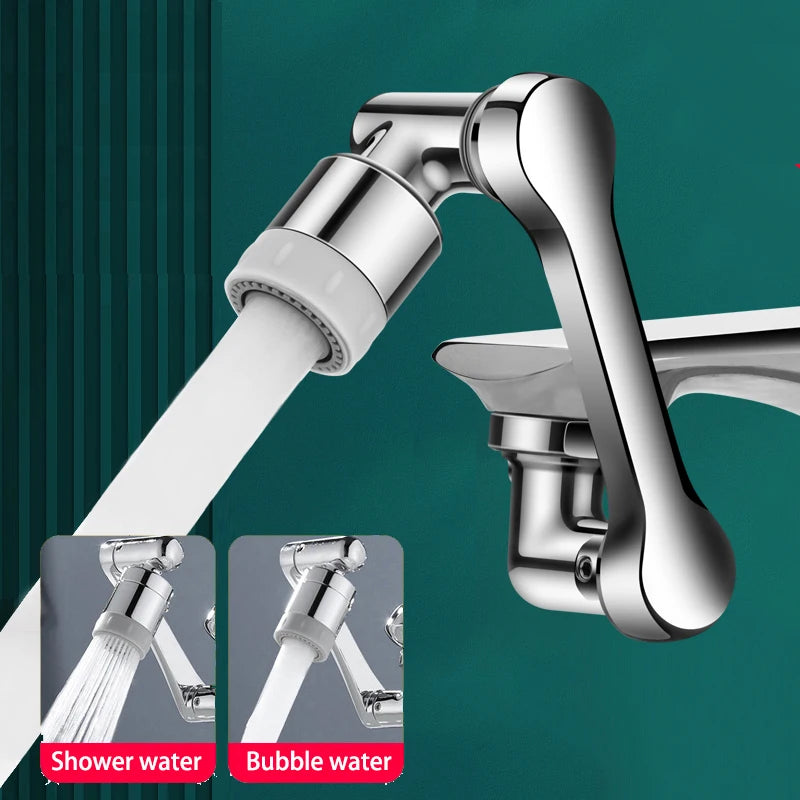 Rotating Faucet Extender Aerator – 1080° Swivel, 2 Spray Modes