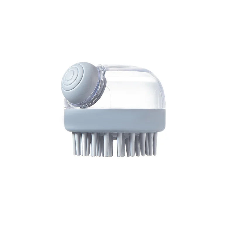 Gray Color Silicone Pet Bath Grooming Glove Brush – Gentle Massage